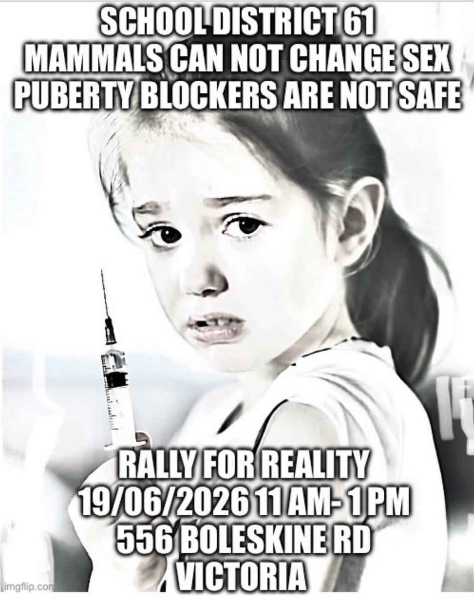 BiologicalBC's tweet photo. Four Actions to promote reality in public schools on Vancouver Island next week!
Event links in comments 

FRIDAY June 19
SD 61 Victoria 11 AM-1PM

https://t.co/Cqbrygm9Yk https://t.co/7jt3CSPiqy