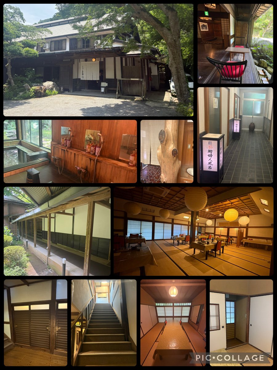 s_k_p_p_1_2_'s tweet photo. 事故物件ゾク2軒目行ってきました

入り口ー！隠れお化けの為に何回見た事か！

人里離れた昔ながらの超素敵な旅館✨
玄関、階段、肩メロン風呂、ヤヒロの控え室、撮影の大部屋、賄賂渡してた縁側…蘇る〜

温泉の後はこれでもか！と出てくる豪華フルコースご馳走🍲
お腹いっぱい大満足！最高でした https://t.co/dq5yo6KjZL