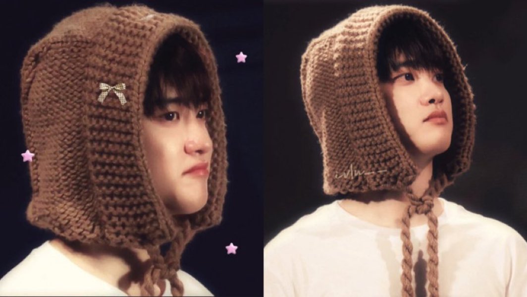 spiritedawayi's tweet photo. kyungsoo in his bear era!! https://t.co/UAs2546tW9