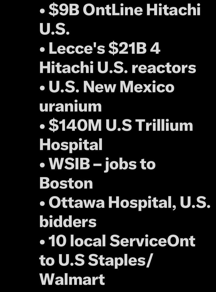 BecauseICare9's tweet photo. @VictorFedeli Yet YOU & your ‘Government’ BUY AMERICAN every chance you get
#Hitachi
#GE
#Staples https://t.co/4ldB5xtYhw