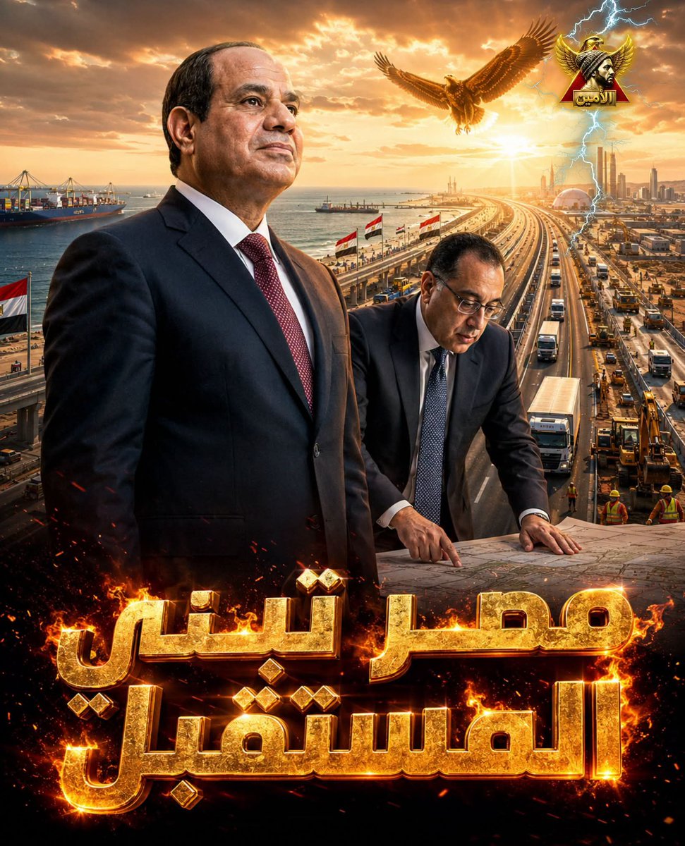 Drfatmasaaj8ds's tweet photo. عمار يا مصر ورغماً عن أنف أي حاقد أو مشكك! 🔥🇪🇬

🟥 اللي بيحصل على أرض مصر حالياً مش مجرد إنجاز، ده إعصار من التنمية بيسحق أي محاولة للتقليل من حجم الدولة المصرية العظمى. بينما المطا..ريد وأعداء الوطن قاعدين ورا الشاشات بينشروا السموم والإحباط، الدولة المصرية على الأرض مبتنامش وبتدك الأرض بمشروعات عملاقة بتأمن مستقبل الأجيال الجاية!

اليوم، رئيس الوزراء في قلب الميدان بمحافظة البحيرة بيتابع ملحمة بكل المقاييس: تطوير ورفع كفاءة الطريق الدولي الساحلي بطول 800 كم من بورسعيد لحد السلوم!

🛑 شغل على مية بيضا.. بالأرقام عشان الخو..نة يخرسوا:
 شريان الحياة للموانئ والاقتصاد: الطريق ده مش رصف وخلاص، ده الرابط الاستراتيجي بين أهم موانئ مصر على المتوسط (بورسعيد، دمياط، الإسكندرية، جرجوب). يعني حركة تجارة عالمية بتدار على أرض مصرية!

 ربط 7 محافظات كاملة: (بورسعيد، دمياط، الدقهلية، كفر الشيخ، البحيرة، الإسكندرية، مطروح) مع خدمة مدن صناعية عملاقة زي جمصة ومطوبس، ومدن جيل رابع جديدة زي المنصورة الجديدة ورشيد الجديدة.

تخطيط هندسي مرعب: الطريق بيتوسع لـ 6 حارات مرورية في كل اتجاه، ومنها 3 حارات كاملة من الرصف الخرساني المخصص للشاحنات الثقيلة! ليه؟ عشان نفصل النقل الثقيل عن الملاكي، ونقضي تماماً على حوادث الطرق ونحمي الأرواح، ونستوعب الحمولات الزائدة.

 ذكاء التنفيذ: أعمال التطوير بتتم باستغلال حرم ومنافع الري لتقليل المساس بالأراضي الزراعية لأضيق الحدود. ده غير إنشاء 23 كوبري علوي لتسهيل الحركة ومنع أي تكدس.

⚠️ رسالة حاسمة لكل مطرود وخاين بيشكك: مصر مش هتقف، وقطار التنمية اللي أطلقه فخامة الرئيس عبدالفتاح السيسي دايس ومكمل ومش هيعطله عواء الهاربين. بلدنا بتتبني بأيد رجالتها وبتتغير للأبد، واللي مش عاجبه يشرب من البحر المتوسط اللي مصر مسيطرة على شواطئه وموانئه!

تحيا مصر.. تحيا جمهورية مصر العربية قوية، أبية، ومرفوعة الرأس دائماً وأبداً! 🇪🇬🦅

#تحيا_مصر #الدولة_المصرية #إنجازات_مصر #تحيا_جمهورية_مصر_العربية #رئاسة_مجلس_الوزراء