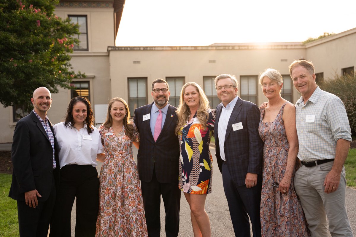 MJMartelli's tweet photo. Gathered w/ supporters of @childrensatvcu to celebrate the progress of expanding access to the highest quality of children's healthcare.ย
This group is special & @pmjr10 and I are so grateful for the opportunity to be a small part of this #BuiltForKids #BuiltByYou Campaign ๐ค๐ https://t.co/f9kxrwaZCx