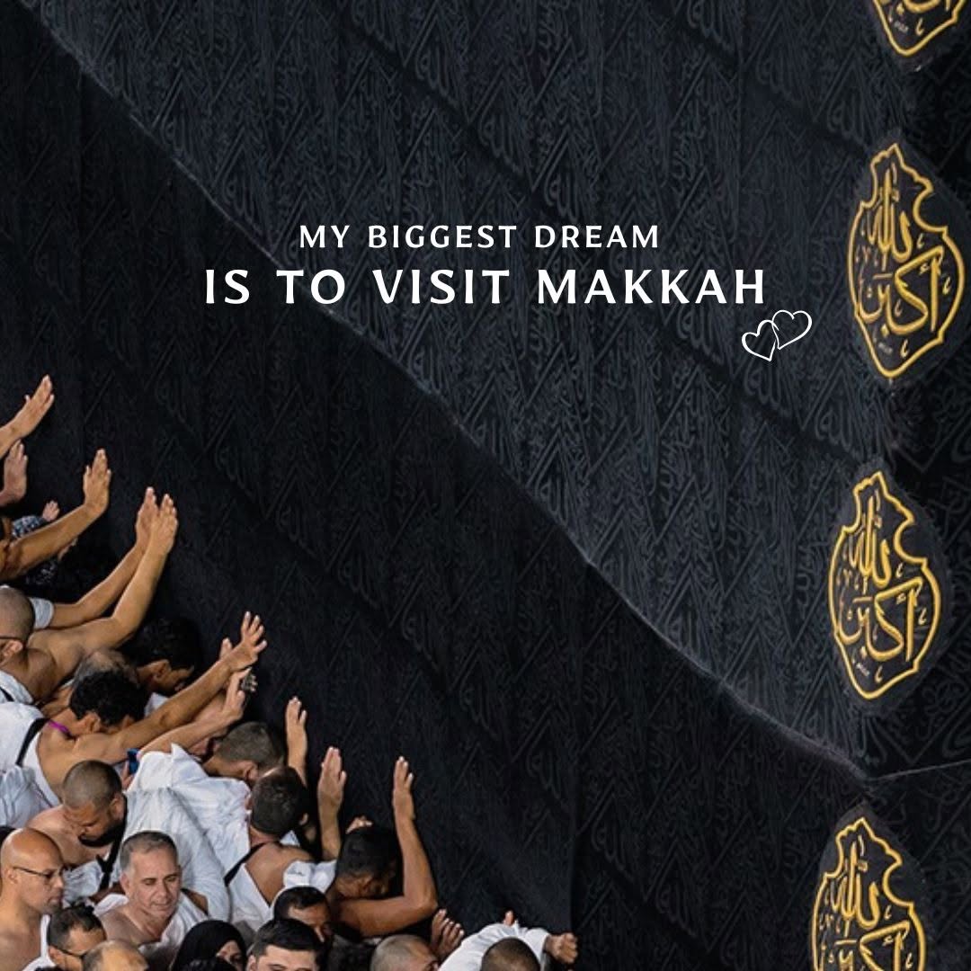MuslimsMatters's tweet photo. My biggest dream is to visit Mecca 🕋 https://t.co/fq1k4okpLK