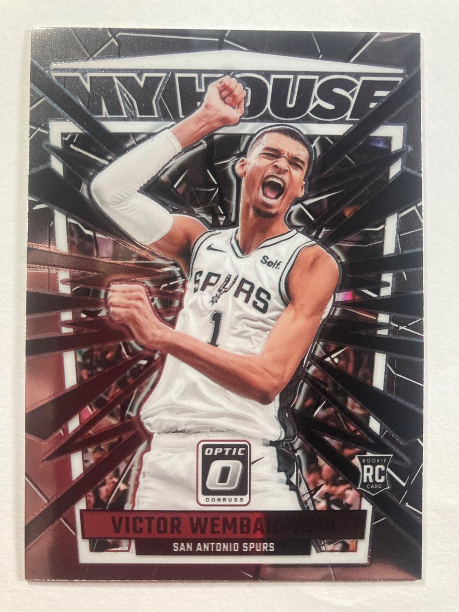 1218Sports's tweet photo. 🎁Appreciation Day Giveaway🎁

Winner Announced Tuesday

🔥Victor Wembanyama Donruss Optic My House Rookie Card

To enter
1. Follow
2. Retweet
3. Like https://t.co/anoOE94hVB
