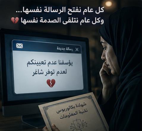 bed18ooor's tweet photo. #معلمات_الحاسوب_بلا_تعيين
@EduGovOman
 @Oman_MOF
 @oman_GC
 @labour_oman
@StateAudit_Oman

زارة التعليم تُعلن عن احتياجات في تخصصات متعددة، بينما يشعرن الكثير من معلمات تقنية المعلومات بأن تخصصهم لم يحظَ بالاهتمام الكافي. نرجو إعادة النظر في احتياجات هذا القطاع المهم.. https://t.co/Pet43uoTEk