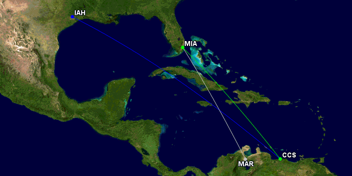 dgaviacion_'s tweet photo. 🇺🇸🇻🇪: Vuelos operados entre Estados Unidos y Venezuela.  

Miami - Caracas - Miami: 
• American Airlines: 2 vuelos diarios. 
• Laser Airlines: 1 vuelo diario.  

Miami - Maracaibo - Miami: 
• American Airlines: 1 vuelo diario desde el 14 JUL.

Houston - Caracas - Houston: 
• United Airlines: 1 vuelo diario desde el 11 de AGO.  

Para mediados de agosto habrá una oferta de 5 vuelos diarios entre ambos países.  

Queda que se confirmen las fechas oficiales para FLL-CCS y BLA-MIA, y lo que se pueda ir sumando.