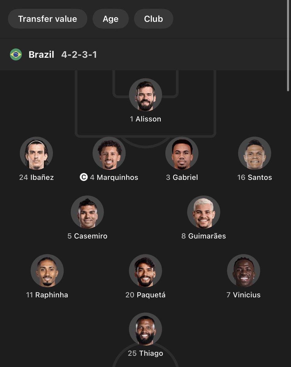 ManagingBarca's tweet photo. 🚨🚨| OFFICIAL: Raphinha STARTS for Brazil! 🇧🇷 ✅ https://t.co/EGKPTWZTHW