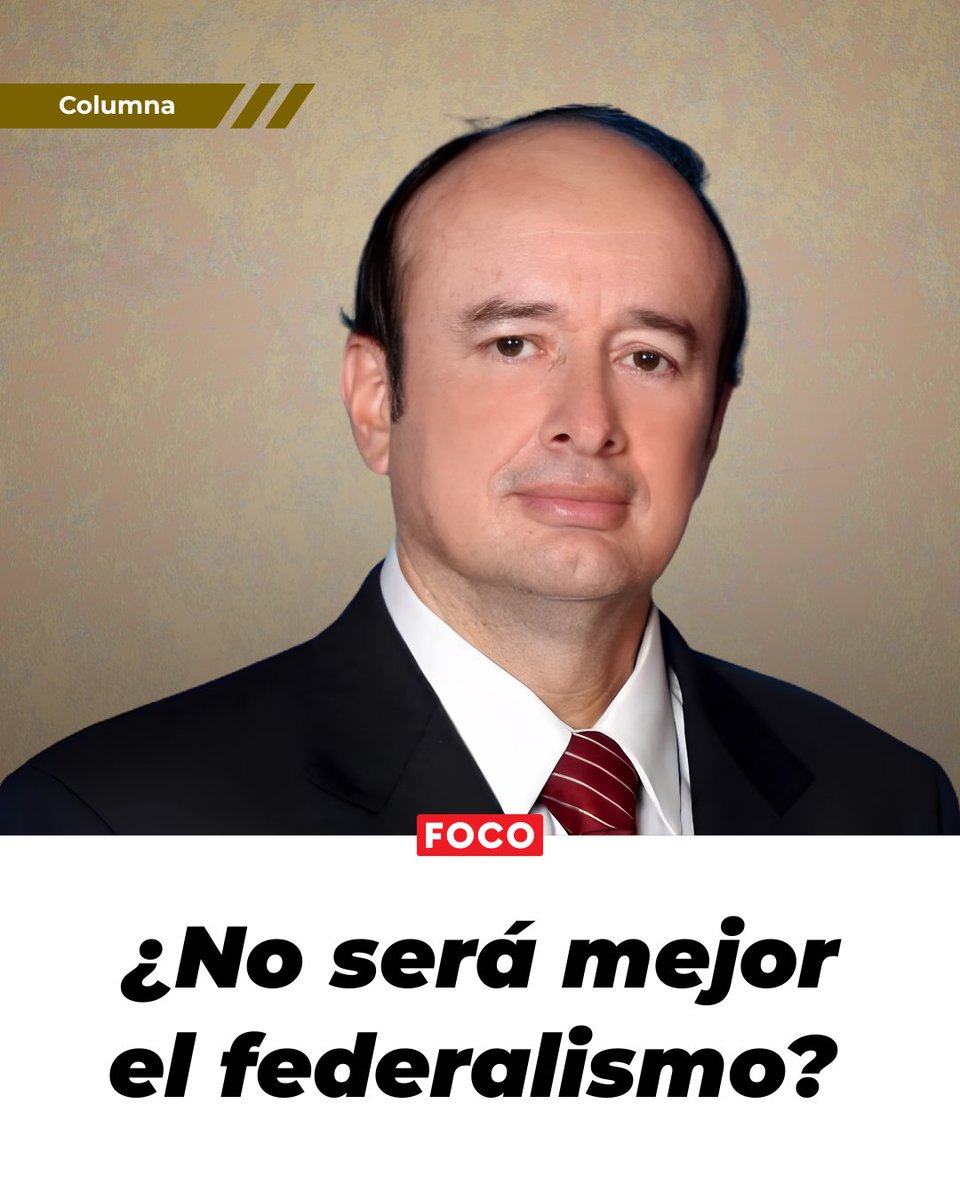 RevistaFocoPy's tweet photo. #columnista ✍️
Víctor Pavón, presidente del Centro de Estudios Sociales, propone al federalismo como modelo de organización política para responder a las necesidades que el Paraguay de hoy exige.
📲 https://t.co/ddxWpZEfFN https://t.co/wD43Sx1YrK