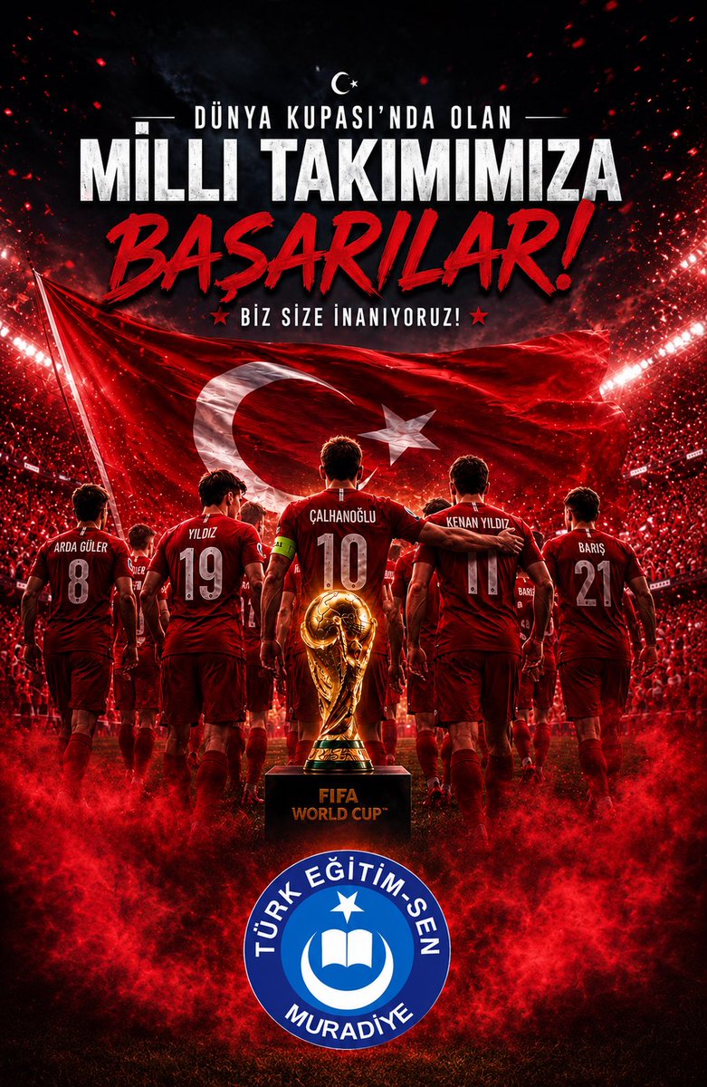 EFurkanCelebii's tweet photo. Dünya kupasında Milli Takımımıza başarılar dilerim.
Yolunuz açık olsun #BizimÇocuklar #Türkiye #HaydiTürkiye #AMilliTakım https://t.co/ZY0n2uUkKJ