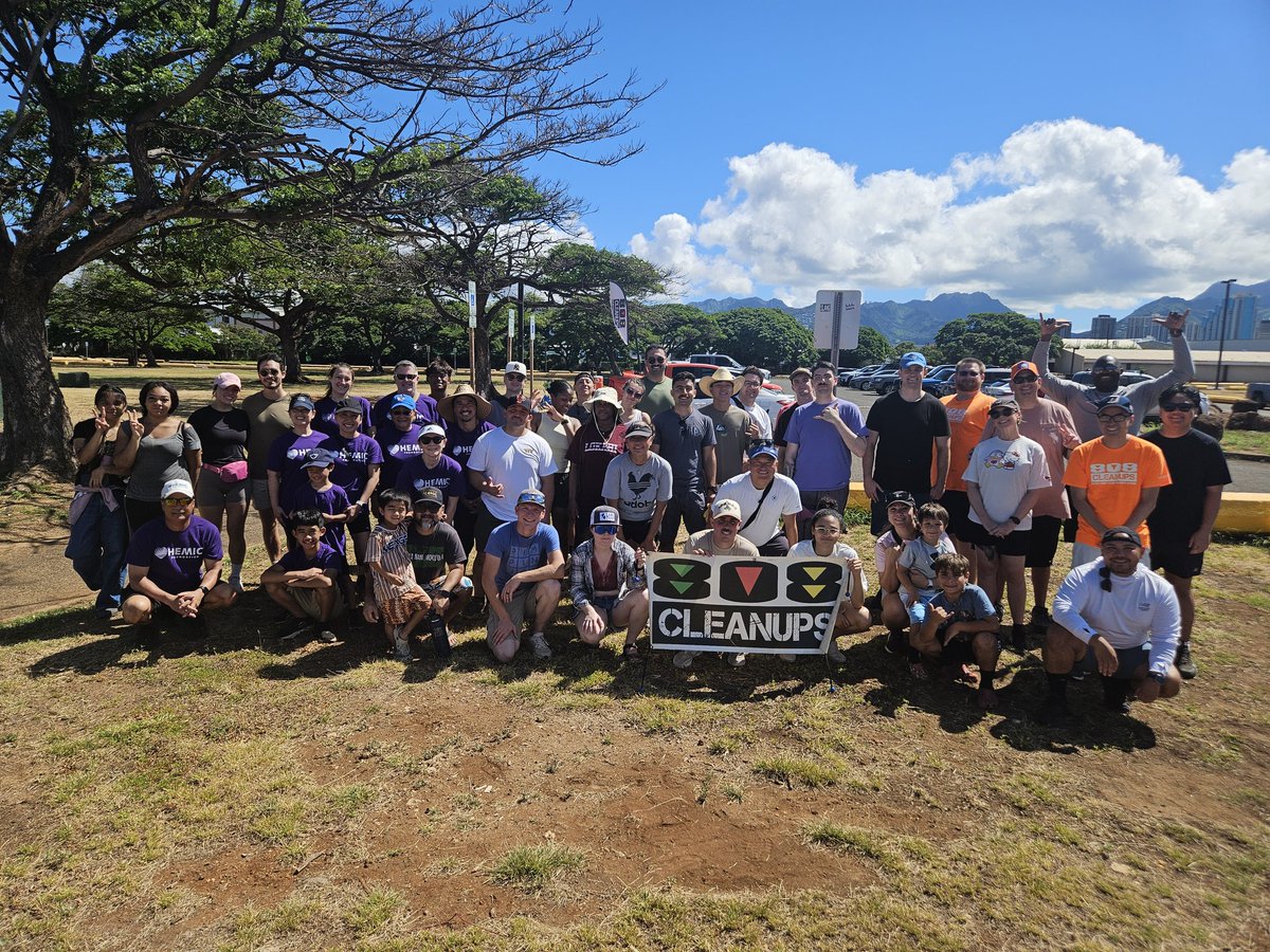 808cleanups's tweet photo. Big Mahalo to today's stellar stewards and Happy Saturday! We had a wonderful turnout today of community members including our military friends as well as Team HEMIC! We were able to spread far and wide on this central starting point. Found lots of little bits and a few bigger... https://t.co/zg80NiaLrH