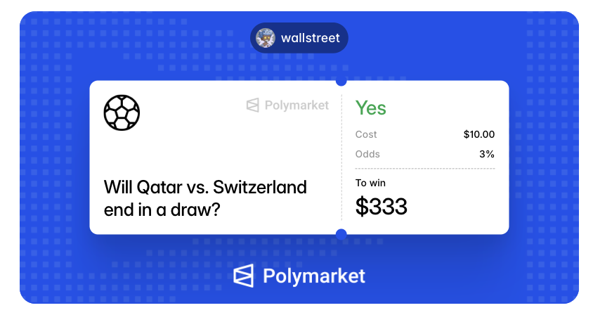 ErnstZrs's tweet photo. Great job! 😇💙 @Polymarket 🔥 https://t.co/JA3b74kn6l