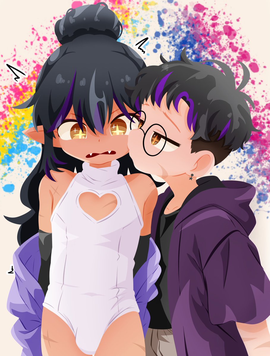 pelopeluche_sfw's tweet photo. es... es.... PERFECTOOOOOOOOOOOOO feliz dia de los enamorados para mi amor @Allby_H (fue ayer en brasil) y feliz pride a todos!!!! https://t.co/oTB5ezbSX5