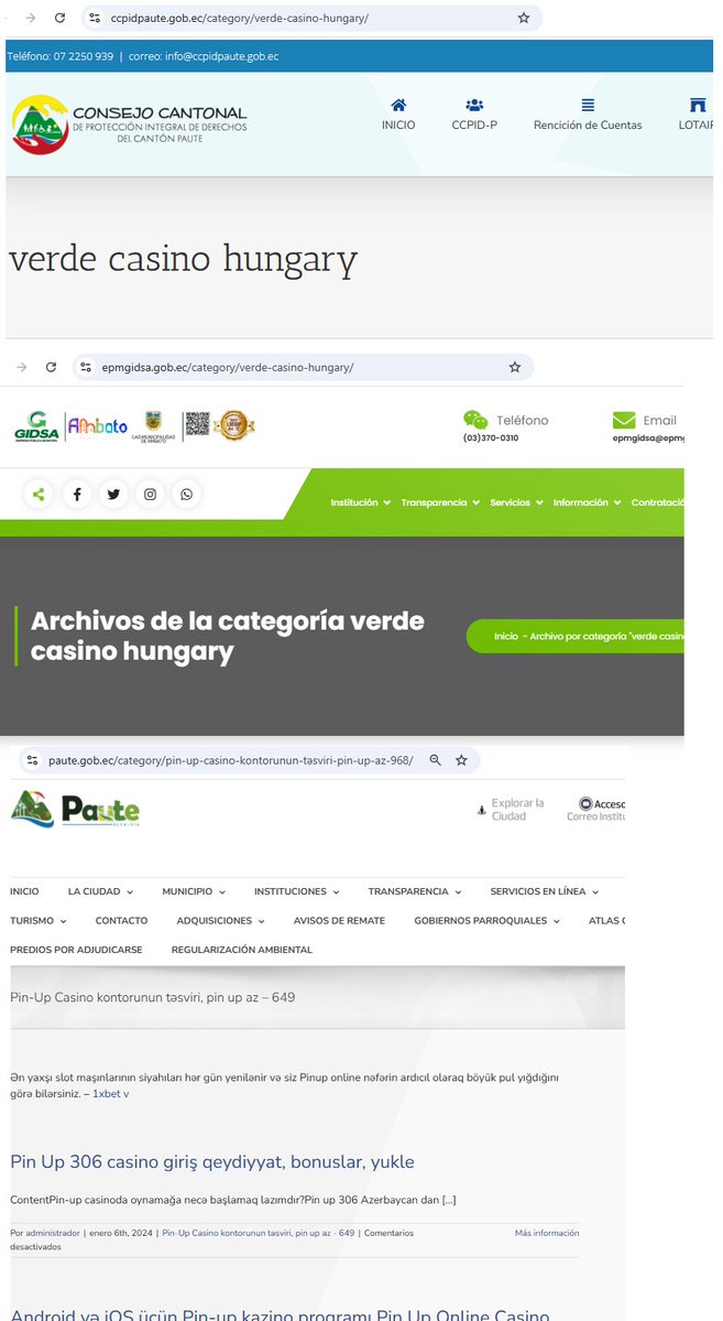 usuariosdigital's tweet photo. #AlertaDigitalEC
Varias decenas de resultados de dominios o subdominios de instituciones públicas de #Ecuador, comprometidas con código y/o contenido inauténtico de juegos de azar o sexual 

⚠️Web de @Presidencia_Ec también está comprometido 

Resultados https://t.co/RBJ8flIsqa https://t.co/sR5wGqAqXp