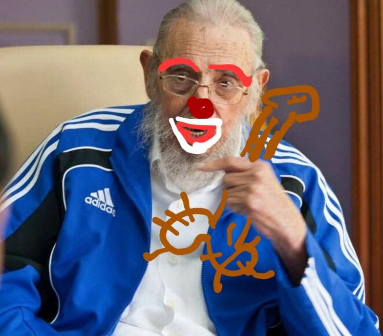 WillGo_85's tweet photo. @AbelPrieto11 Vaya, nosostros también pintamos a Fidel 😀 https://t.co/N7hz12gyx4