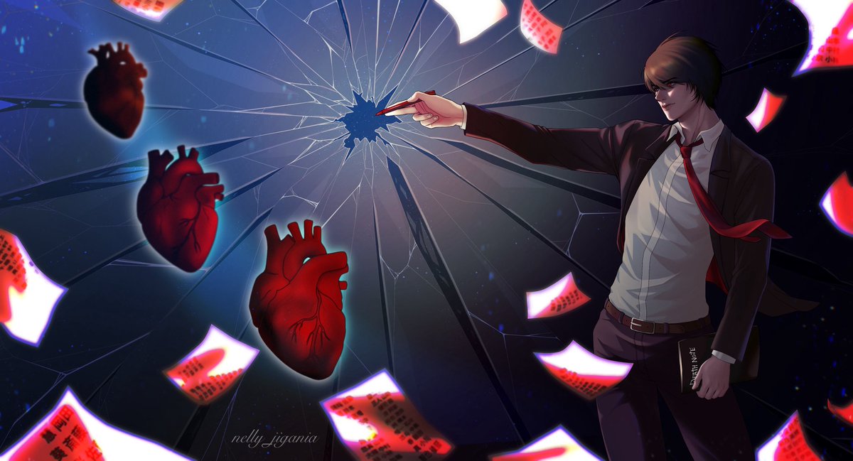 NellyJigania's tweet photo. #yagamilight 🖤💀🍎 #deathnote https://t.co/iDmlB8wdWI