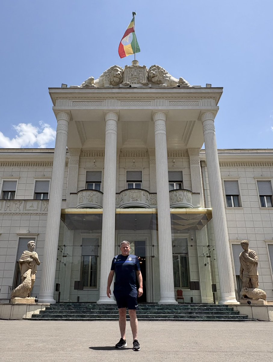 GordonRef's tweet photo. Final day in Addis Ababa began with a visit to the National Palace of Ethiopia earlier today. 🇪🇹

#VisitAddis #Ethiopia https://t.co/CAYucdgI8p