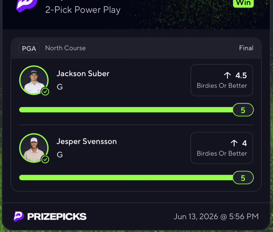 _DavidMcCarthy_'s tweet photo. #PrizePicks #PrizePicksNewYork #PGA #PGATour #Golf #GolfProps #GolfPicks #GolfTwitter #Gambling𝕏  #GamblingTwitter #GamblingCommunity https://t.co/GTbXVRzTZw