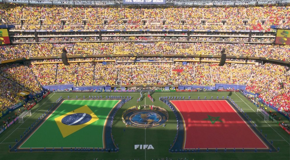 ActuFoot_'s tweet photo. Le premier gros choc de ce Mondial : C'EST MAINTENANT ! 🔥🇧🇷🇲🇦 https://t.co/etiSnZRfs9