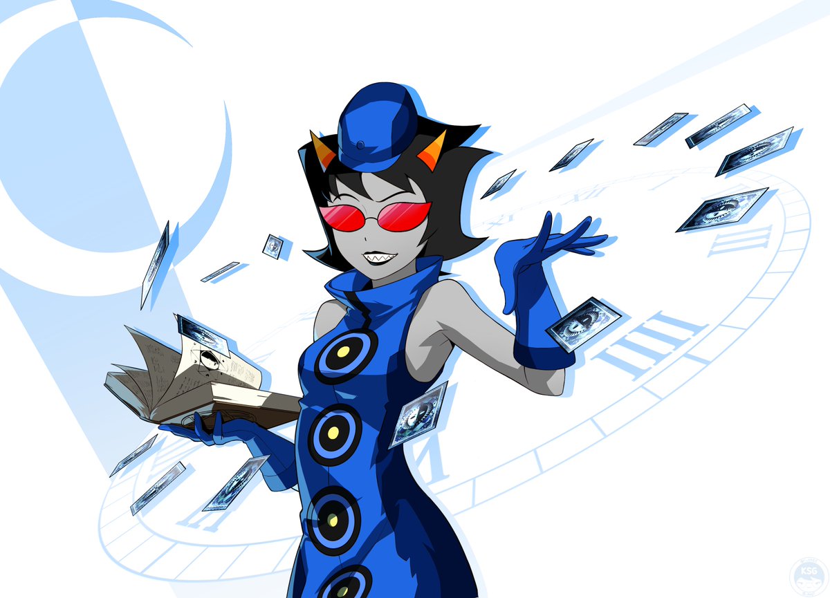 _ksg7's tweet photo. Q-Quick I don't have much time-Could you sketch Terezi as a Velvet Room Attendant? Like w/ Elizabeth outfit? Sorry they're after me, I have to go, love your art!!
https://t.co/K7SS4Qial5

would Terezi be a good Velvet Room attendant? 😅 #homestuck https://t.co/8yJqQ3lLjS
