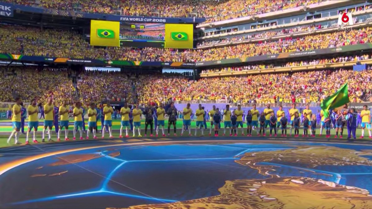 WebiffyD's tweet photo. Brazil vs Morocco 
All is set! 
Saturday night clash of the titans 

 #BRAMAR #WORLDCUP #USMNT #USA #FIFAWorldCup #WorldCup2026 #Football https://t.co/CG98cSNKjr