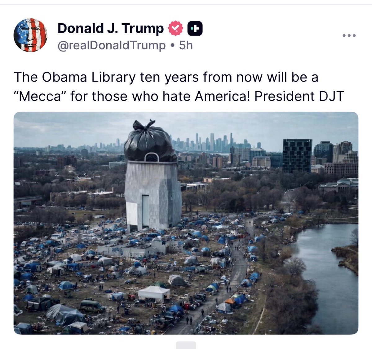 atensnut's tweet photo. OMG!!   I just saw this.   

Trump is right.  Everything about Obama reflects his hate for America https://t.co/nhWN1preT0