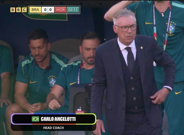 futboltrotters's tweet photo. En Ancelotti conviven todos los estereotipos italianos. Tranquilamente puede ser un modisto de alta costura, el dueño de una escudería de F1, un eurodiputado de extrema derecha, un viejo galán de cine de los 80's o el consigliere de un capo de la 'Ndrangheta. https://t.co/FuCj2vznmU