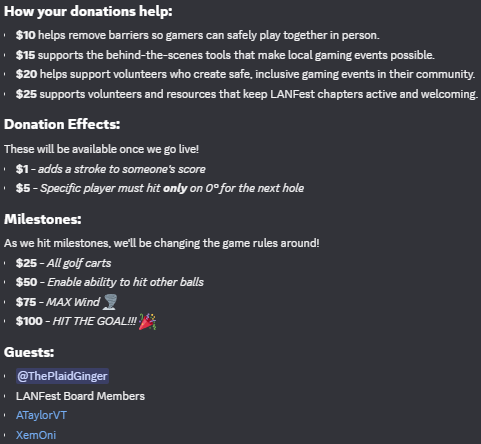 ATaylorVT_'s tweet photo. Today, at 6pm PST I will be streaming Super Battle Golf with @LANFESTgames  ! We will be raising funds to help LANFest continue to build healthy communities thru gaming!

Tune in at https://t.co/KgTeRV7xzH &amp; https://t.co/HZSHiyhYnX ! https://t.co/aMtz5scPOE