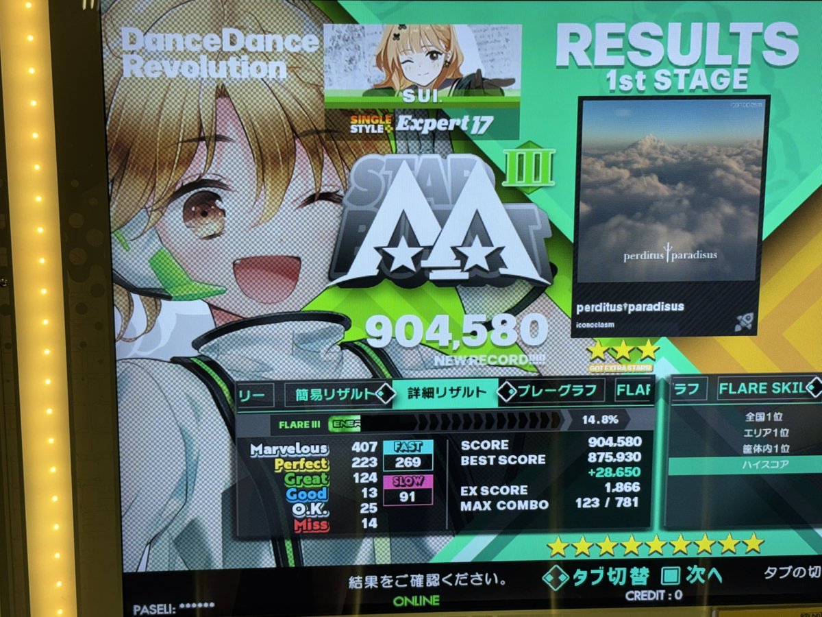 ___ss3's tweet photo. 朝の17タイム
大分見切れるようになってきて良い感じだけど、相変わらず高速系の地団駄の踏み方が分からない https://t.co/3liJ9qKeyr