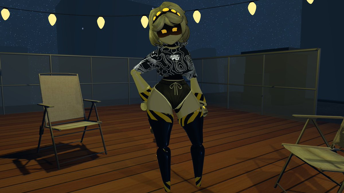 TMurarder's tweet photo. Different outfits including standard please enjoy the photos and sorry for lack of content, again this VR burn out is hitting hard. #murderdrones #vrchat https://t.co/cxuC3fM82c