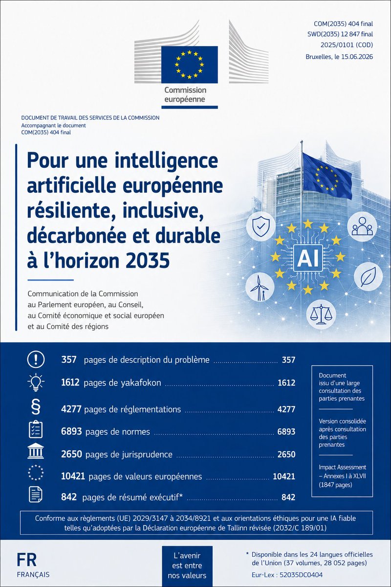 norwellien's tweet photo. Le rapport officiel de l'UE sur l'IA https://t.co/0iWfDHm3le