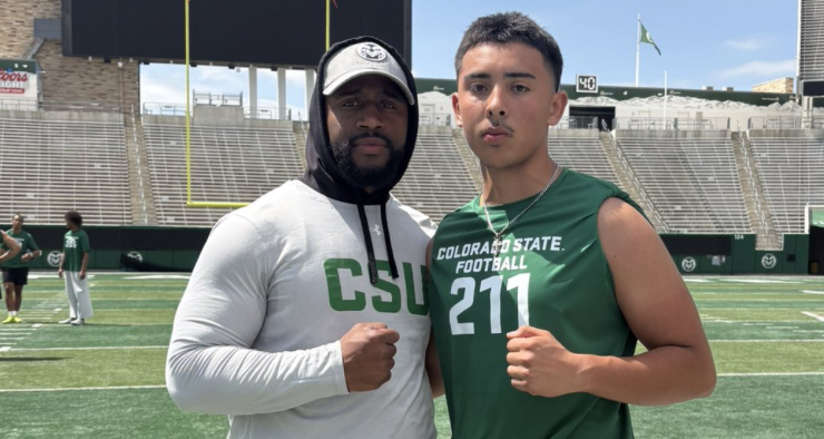 sixstarfootball's tweet photo. EVENT COVERAGE | Defensive Prospects Turn heads at Colorado State

☆Six Star Football takes a look at several prospects who raised profile 💥 

STORY ▶️ https://t.co/Y3K5IC82LL

@Kai_Brown34 @Kobedahl @DysonKymani @whyj0siah @_LuisGarcia5 @EastonKrasuski @ZaneLauer2028 @covelli2027 @This_Justin_40 @finn_mcfadden3 @Ljmoody5 @johnpudliner34​ @haldenrobinson6 @DariusSmith429 @RylanTisdall27 @Titan45Williams