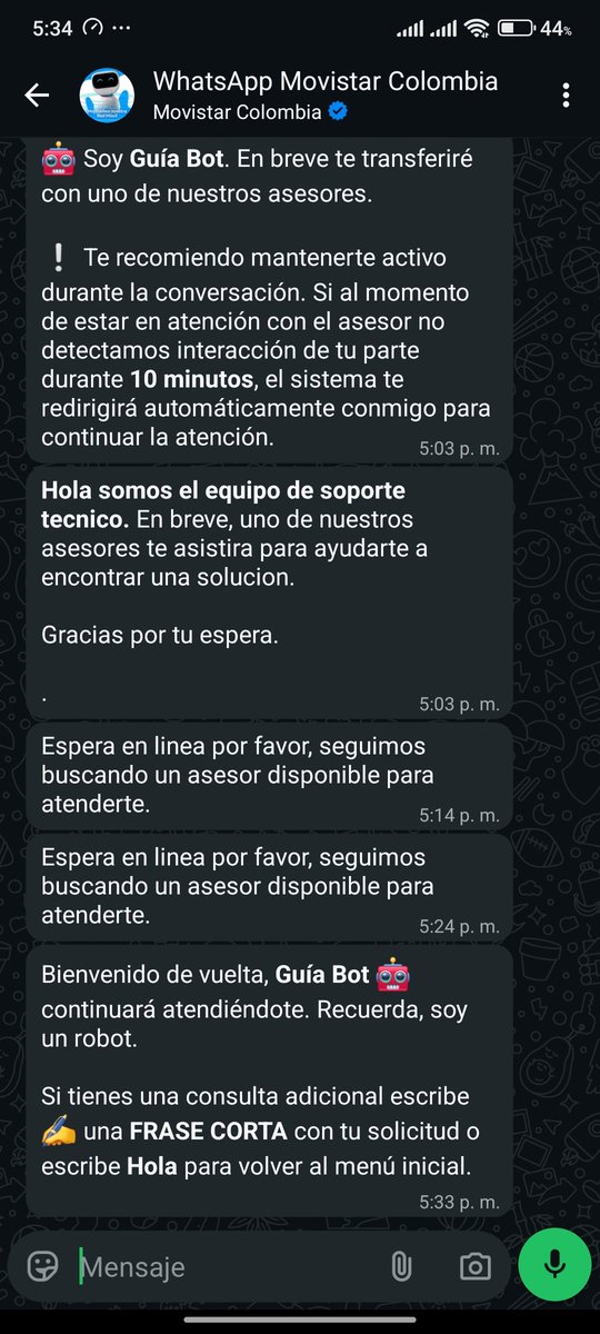 xdalta's tweet photo. Esperando más de media hora @MovistarCo para que no te den respuesta? Que paso... https://t.co/gtUHs0UHBa