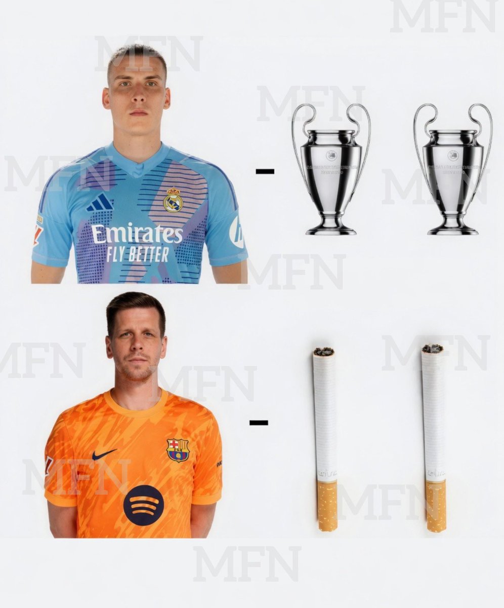 Escobar957337's tweet photo. What’s the difference between Barcelona legend and Real Madrid second choice goalkeeper? 😅😭 https://t.co/TG5JJ3MTFa