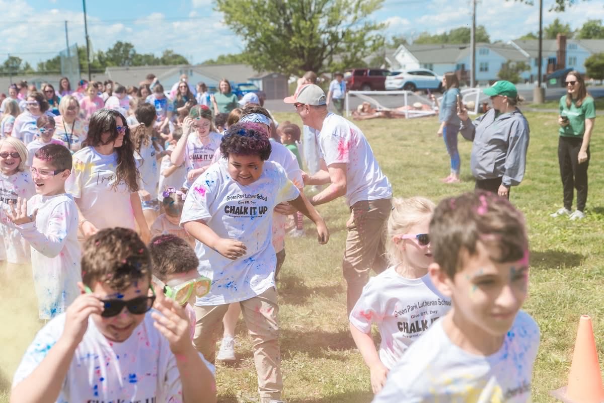 GreenParkLS's tweet photo. We celebrated our Chalk It Up campaign at the end of the year. Funds raised will go towards getting 30 padded Green Park branded folding chairs to enhance seating for community events, gatherings, and athletics.

#GPLS #knownlovedvalued #chalkitup #givestlday #givestlday2026 https://t.co/LUPW9Vx165