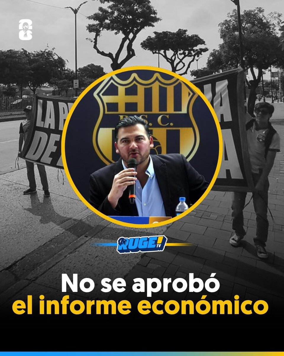 RugeTVdigital's tweet photo. 🟡😡 La asamblea de socios de Barcelona SC estuvo marcada por momentos de tensión, reclamos e insultos contra la actual administración. Un sector de los asistentes expresó su rechazo a la gestión de Antonio Álvarez y pidió cambios en la conducción del club.

La situación refleja el malestar que atraviesa parte de la hinchada y socios del Ídolo.

Informe de: @SchuberthSuingV 

#SociosBSC #LigaPro #RugeTV