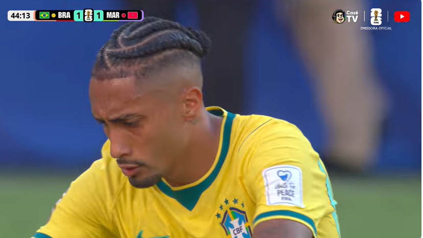 br_dadepressao's tweet photo. Um guerreiro pra da entrevista, uma negação como jogador da seleção brasileira. Raphinha você é uma piada. https://t.co/jbLPnffXnh