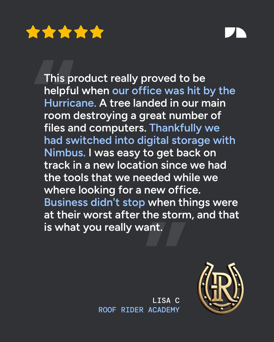 JobNimbus's tweet photo. Shoutout to Lisa Cimaroli for the amazing G2 review 💙 We truly appreciate your support and thoughtful feedback as we keep improving 🚀

Check out what Lisa and others are saying 👀
👉 https://t.co/3Jn0LRtPPJ https://t.co/GJUQqQccVO