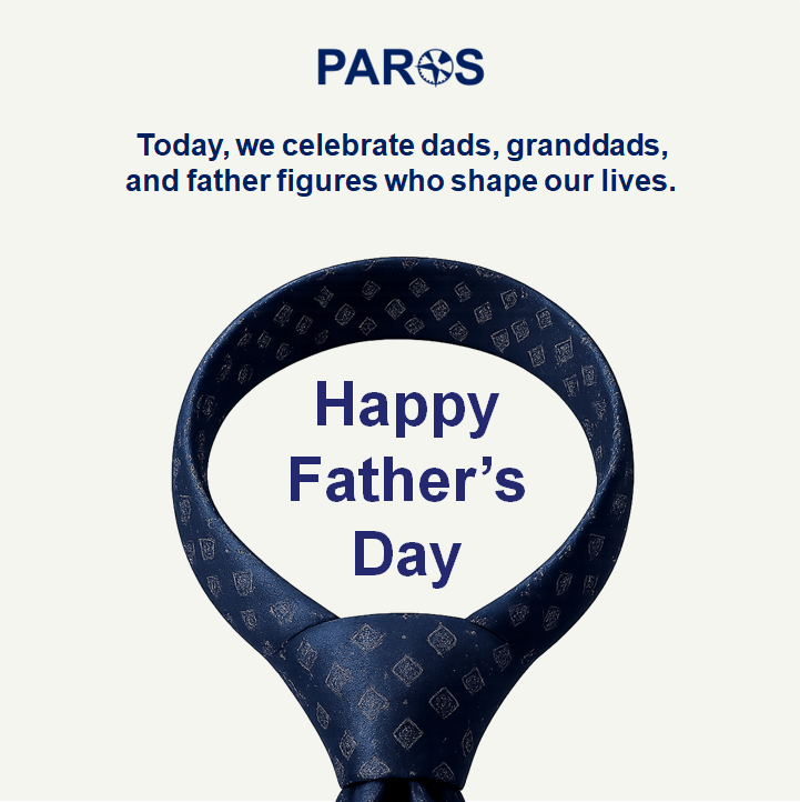 ParosCanada's tweet photo. Fathers or father figures are some of the strongest influencers in our lives.
Many of them teach us responsibility, respect, &amp; dedication - among other things.
Today, we celebrate them, &amp; their impact continues to shape lives every day.
Happy Father’s Day from all of us at PAROS. https://t.co/gtPqCVK6GJ