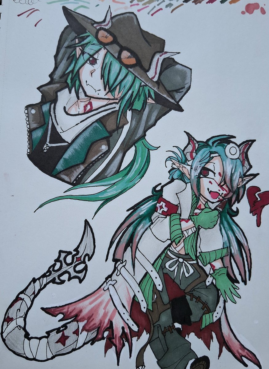 Roadkillcakes's tweet photo. More traditional Mitm doodles

#arknights #アークナイツ #ArknightsFanArt https://t.co/xc0047y5bR
