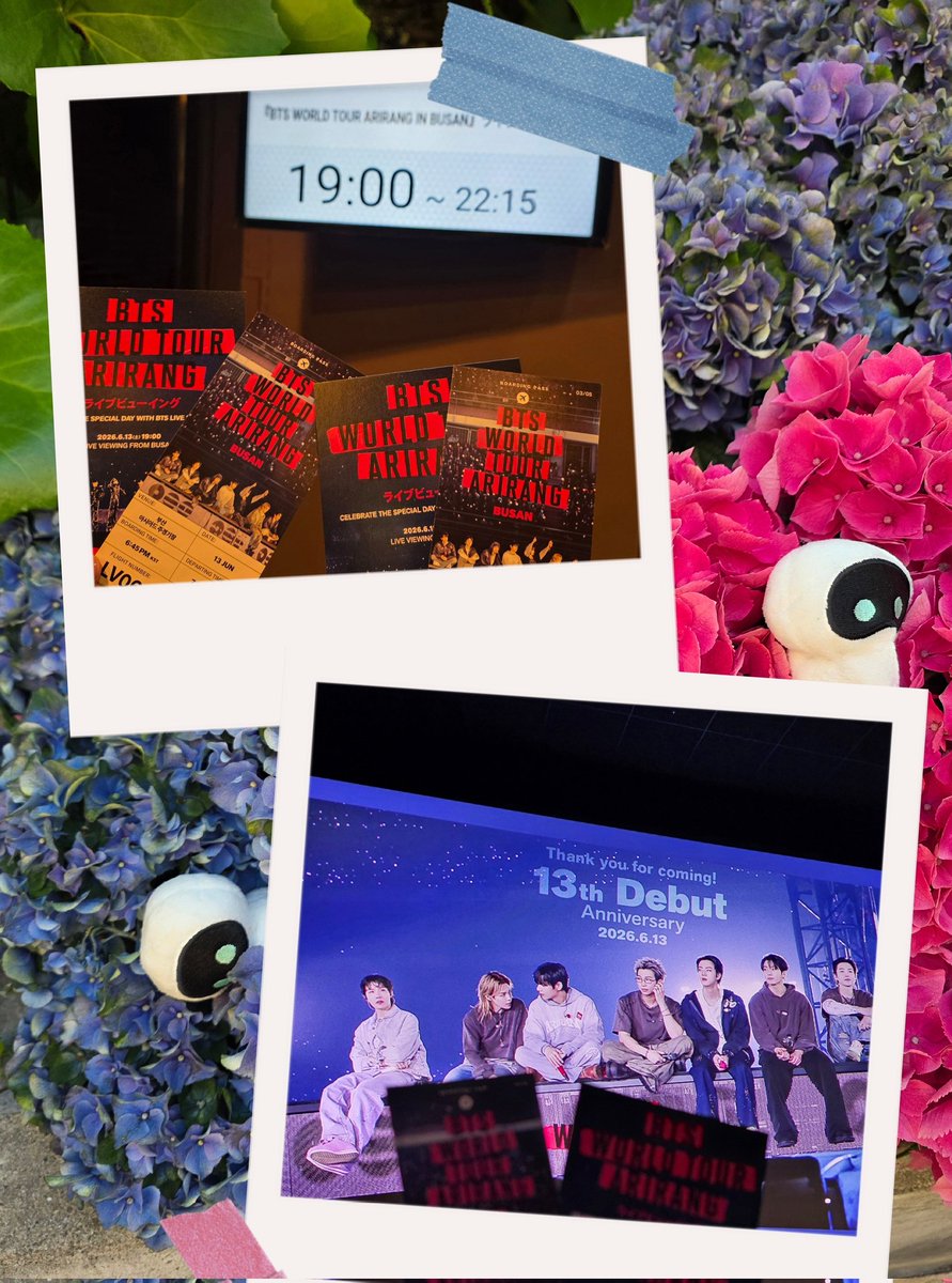 marble1188's tweet photo. 遠くから
7人の幸せを祈っています
お誕生日おめでとう💜
#BTS #방탄소년단
#BTS13thAnniversary https://t.co/bMERE7eU7D