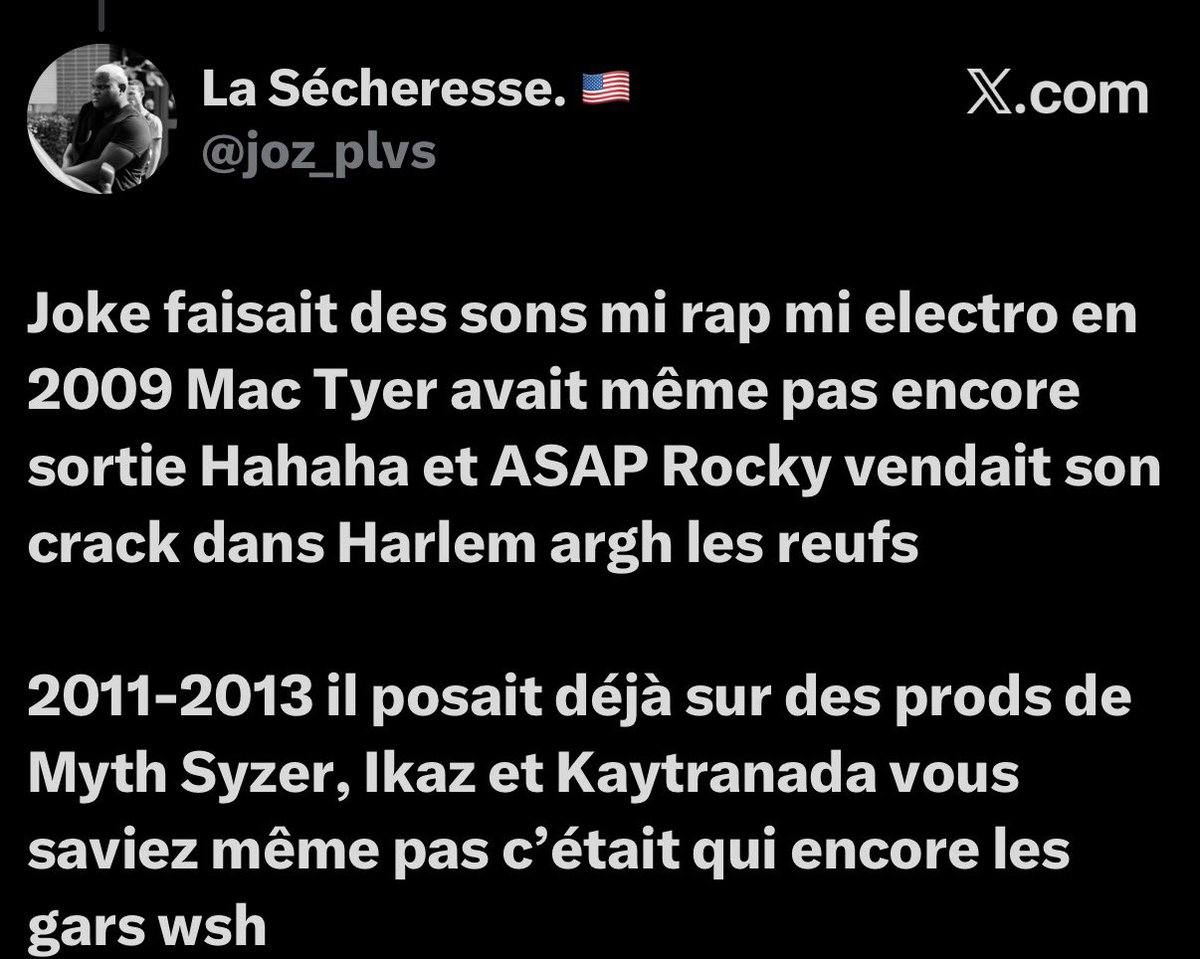 chris_linky's tweet photo. Mdrrrrr encore merci @joz_plvs d’avoir rétabli la vérité sur ce mensonge d’ailleurs https://t.co/2zsyfPO732