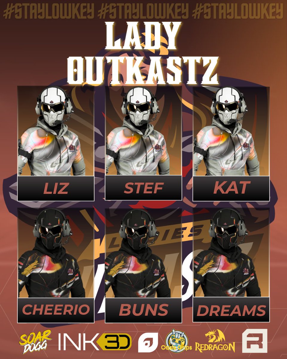 LadyOutKastz's tweet photo. Welcome to our newest roster for the @TPCWomens Major 2. We'll be facing off against our sisters @IconEsportsHQ.Queens tonight at 10 EST.
@L1nqLiz
@Estef4nyy_
@katttaroni
@cheerio_0_
@Str8Buns
@IGoByDreams
Twitch Links⬇️#StayLowkey https://t.co/tFROye1pRN