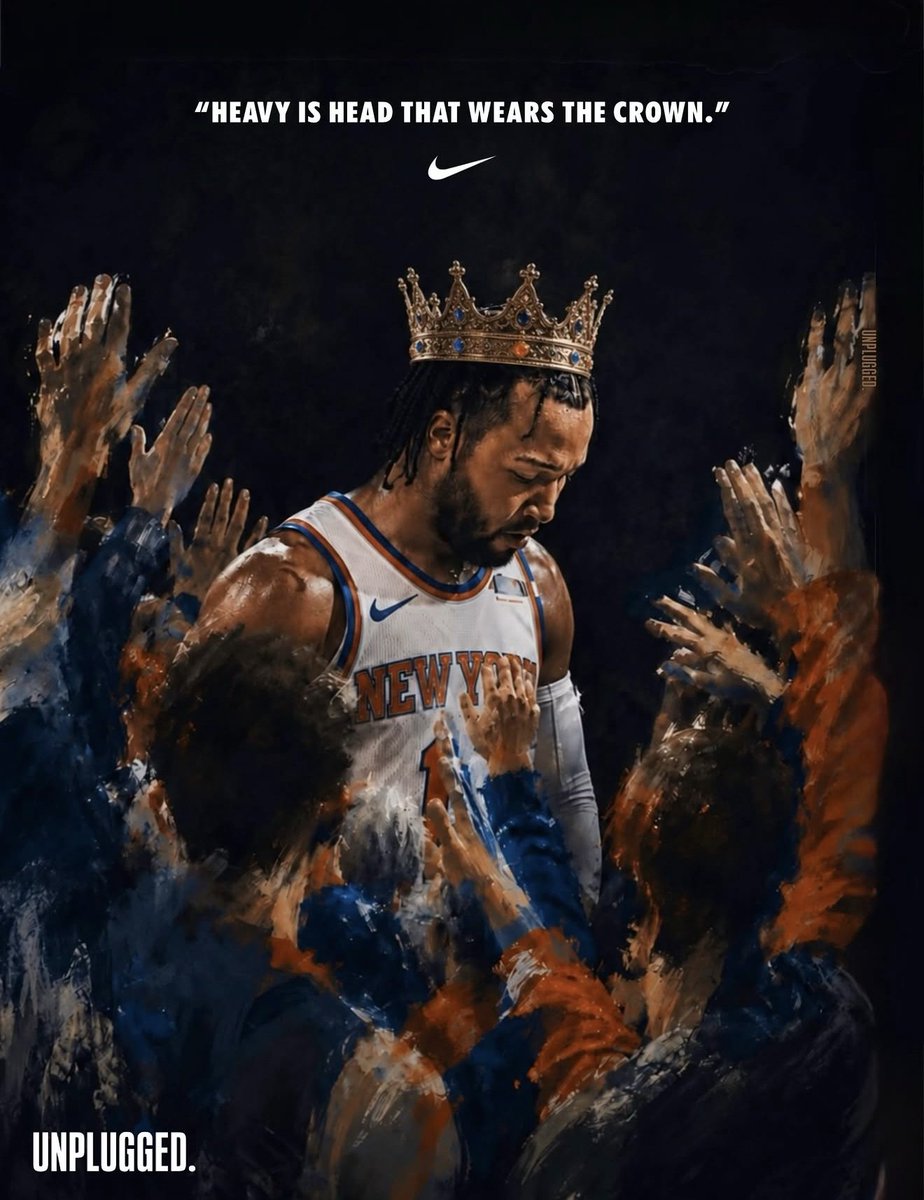 Knicksaholics's tweet photo. Lead us to the promise land king @jalenbrunson1 👑 https://t.co/eSB2uM3tb0