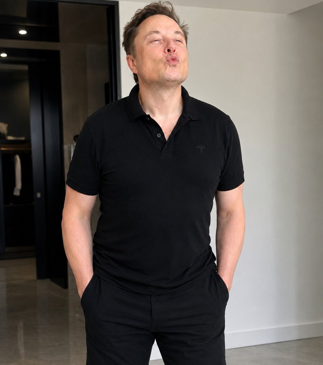 _VoiceofAmerica's tweet photo. Drop your Answer 👇 

💋 Elon just sent a kiss. Who do you think it's for?

A)  Tesla fans ⚡
B)  SpaceX fans 🚀
C)  X users 🐦
D)  The entire internet 🌍 https://t.co/nbf5rDGyS8