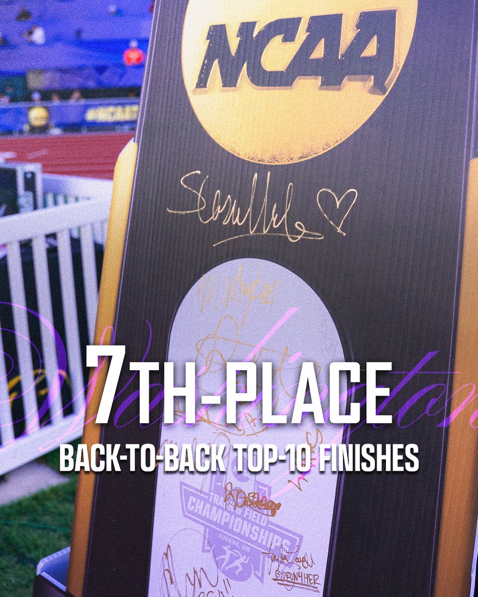 UWTrack's tweet photo. For the first time in the history of the Women's Track program, the Huskies have 🔙 2⃣ 🔙 Top-10 finishes!

The women placed 7th with 28 points this week, after finishing in 4th-place last year. Those are the two highest finishes in program history ✨

#GoHuskies https://t.co/cHi2W1dlqt