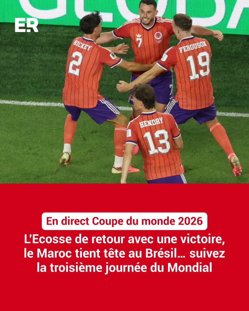 lestrepublicain's tweet photo. La Coupe du monde 2026 se poursuit avec la troisième journée de compétition.
➡️ https://t.co/XPRQGzsj2K https://t.co/hMQNNWVFef