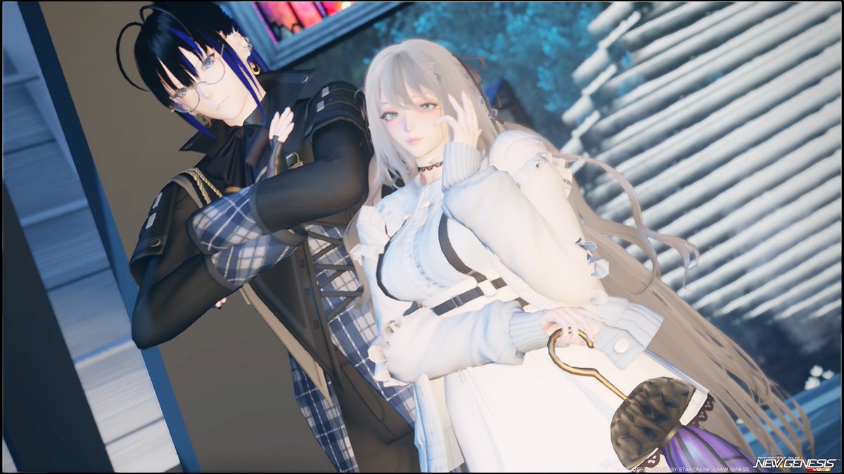 e6c9ad_08's tweet photo. ①②だのんさんと！
③④ゆっきーと！
#PSO2NGS_SS 
#なんてね交流会 https://t.co/Pzd8GhrarD