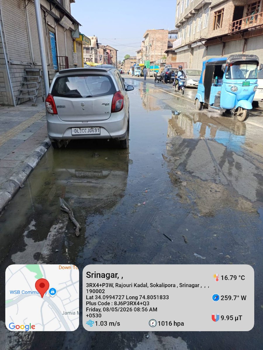 umarqadir1's tweet photo. To Hon'ble Ali Mohammad Sagar Sahab, the Wazapora residents urgently need your help! 😓 Our drain has been choked for 3 months, causing foul smells and an unhygienic environment. With summer here, it's a breeding ground for mosquitoes, risking dengue &amp; malaria for kids &amp; elderly. https://t.co/GNjBtNDZDi