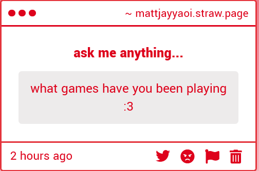 mattjayyaoi's tweet photo. been playing a lot of stardew valley and cult of the lamb recently... also started playing mafia the old country and bayonetta OH and started replaying resident evil 5 https://t.co/xCQSuFxqTE