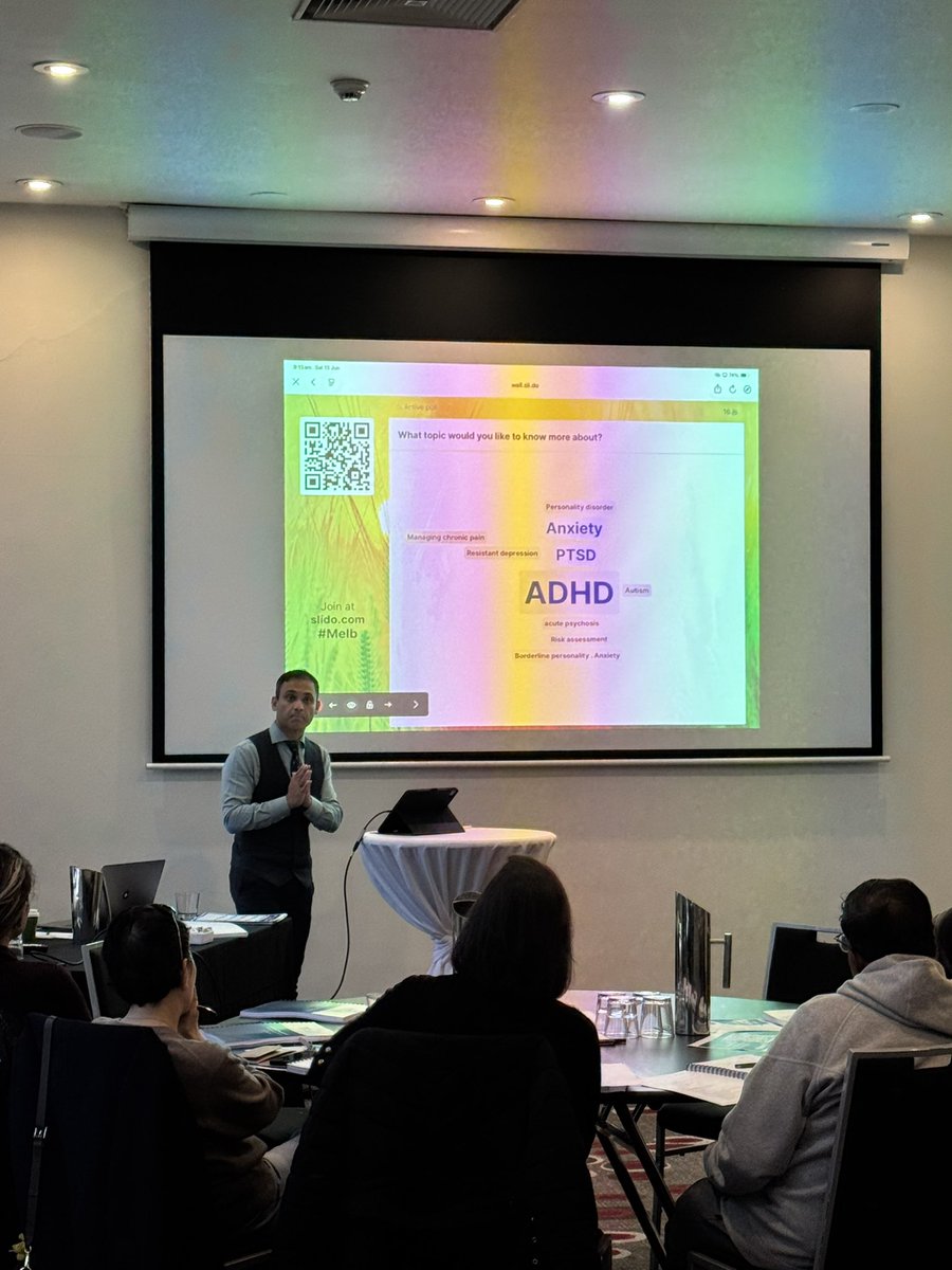 sanilrege's tweet photo. 🚨Weekend 7 hr GP Mental Health Skills Training in Melbourne. Here are 5 Principles of Psychiatric Assessment for GPs that I use as a foundation 👇

1. Time is a therapeutic intervention 

Psychiatric assessment is iterative and needs time before the pattern and the understanding behind the pattern becomes clearer.

Change also needs time. The brain ‘resists’ change when it’s spent significant effort organising around a certain state. 

2. Diagnosis is a process, not a label

A diagnosis is not about labelling.

The diagnostic process involves:
Diagnostic hierarchy → formulation → diagnostic construct

The label is useful, but it is only one part of understanding the person’s presentation.

3. Start with phenomenology

Begin by clarifying the patient’s lived experience: what they feel, perceive, think, fear, avoid, repeat, or cannot do.

Symptoms have to be converted to phenomenology.

I am feeling anxious # anxiety 
It may be agitation 

Phenomenology can be mapped through PACES:

Perception – Activity – Cognition – Emotion ( Hedonics) – Sleep 

4. Evaluate the range of factors contributing to the phenomenology

Once the phenomenology is clear, evaluate the possible contributing factors:
biological, psychological, social, developmental, cultural , diet and life style related factors. 

‘The question is: What are the dominant facts and what are the points of
attack for modification and adjustments?’ (Meyer, 1951) 

The task is to understand why this pattern of distress has emerged in this person, at this time.

5. Let formulation guide STAGED management

Management follows from the formulation. 

The aim is symptom relief / control and a return to meaningful functioning, as defined and made visible by the patient.

Psychiatric management is staged, iterative and based on hypothesis testing: treat, observe, revise the formulation, and adjust the plan.